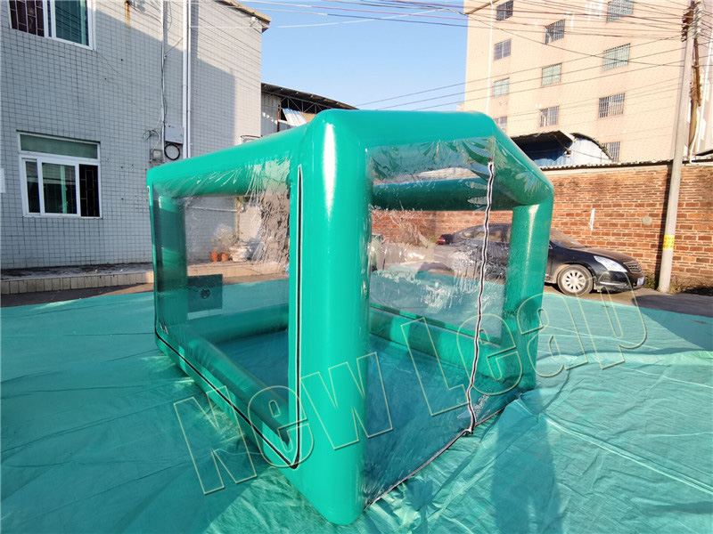 Inflatable tent for plant