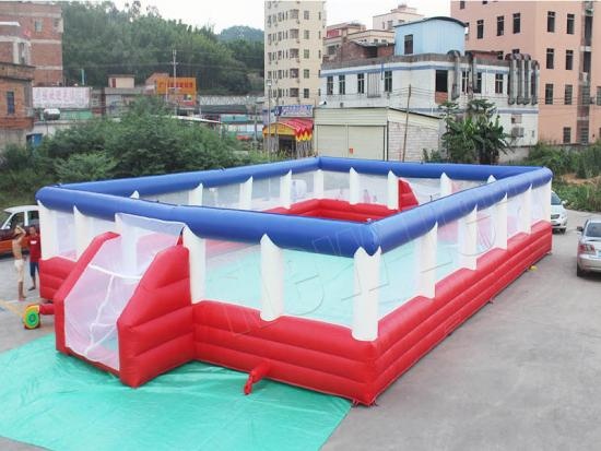 cheap NewLeap Customized Outdoor Football Arena Inflatable Soccer Games