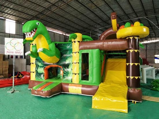 inflatable bouncy castle combo slide
