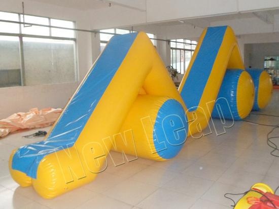 cheap Inflatable Floating Climb Water Slide Aqua Water Games