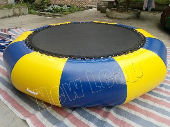 cheap Floating Island Lake Aqua Park Water Trampoline with Bouncer