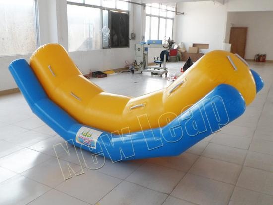 Inflatable seasaw water games