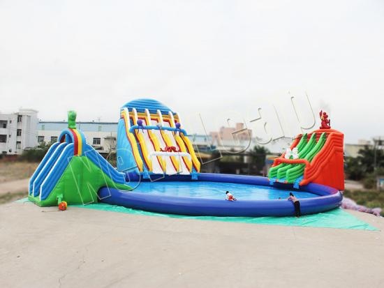 Commercial inflatable  water slide games