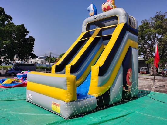 inflatable animal slide