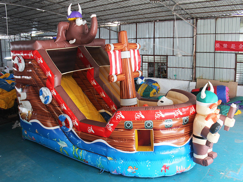 inflatable pirate ship