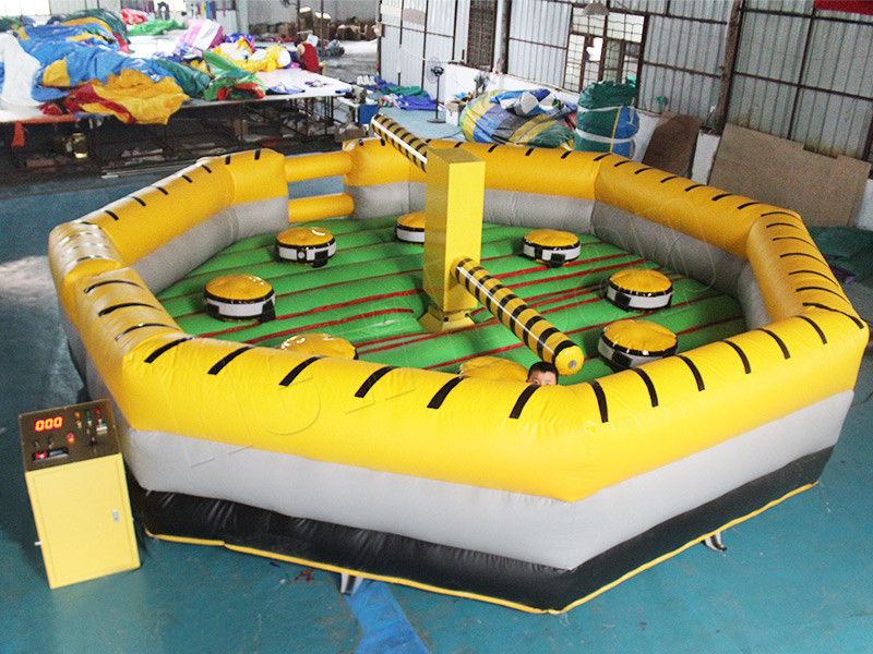 inflatable wipeout game