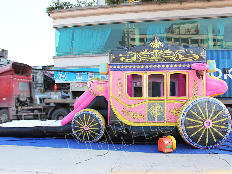 inflatable princess carriage castle