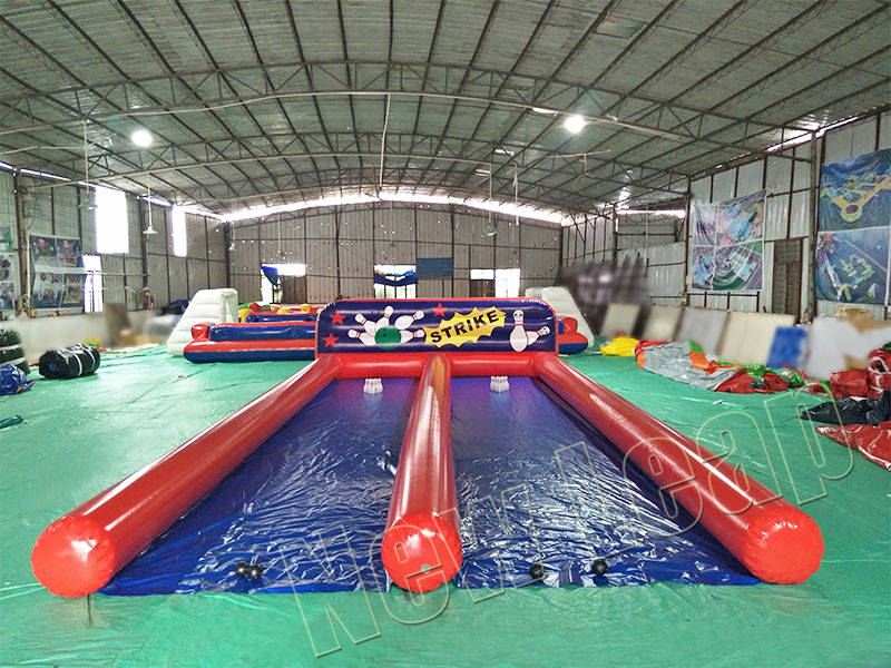 Inflatable Bowling Alley Game