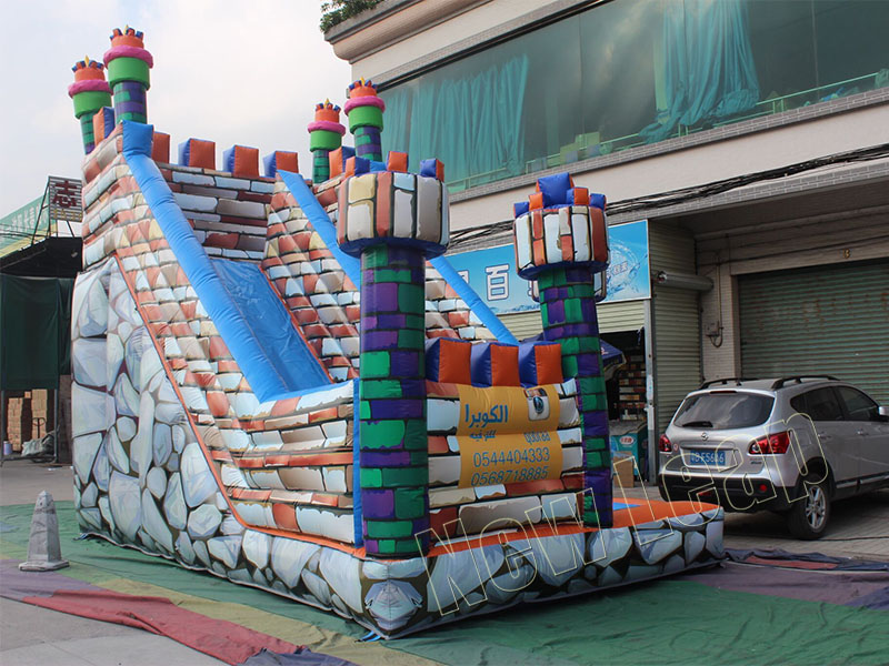 full printing inflatable slide