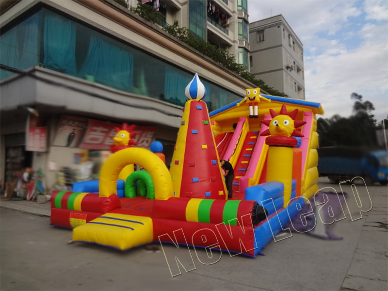 Inflatable amusement park