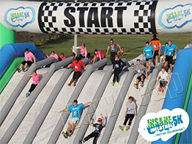 insane inflatable 5k houston