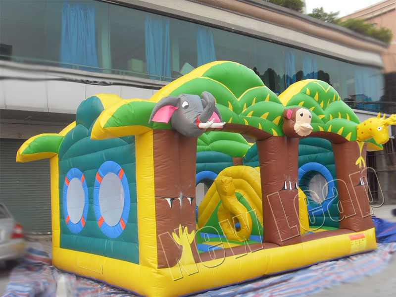 jungle inflatable play park