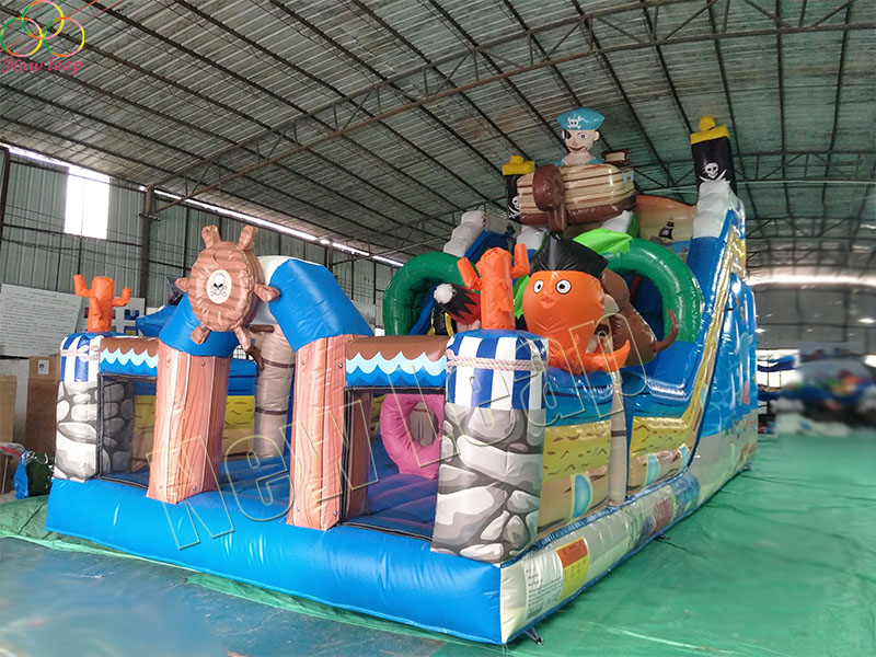 pirate inflatable slide
