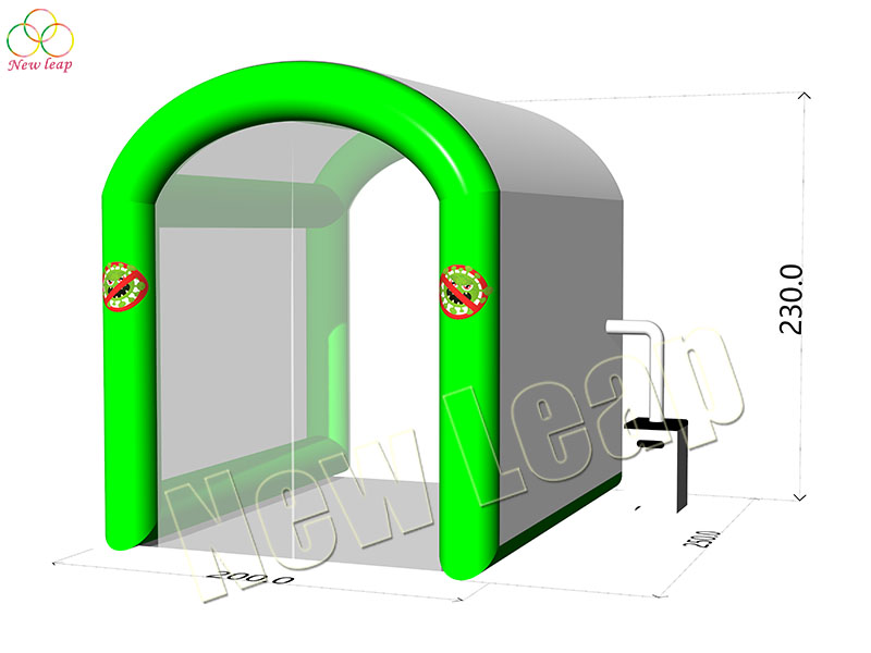 antibacterial inflatable tunnel tent