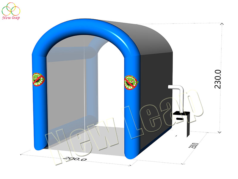 inflatable disinfection tunnel