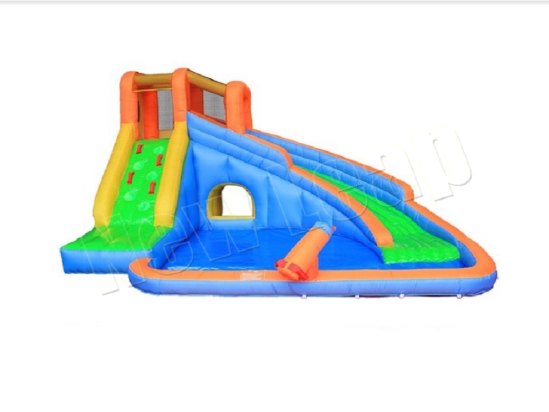 inflatable water slide pool