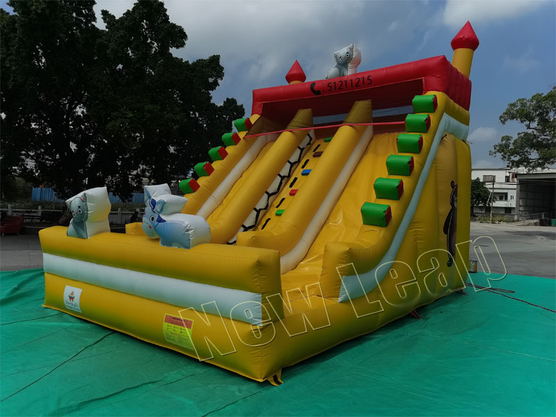 inflatable dry slide