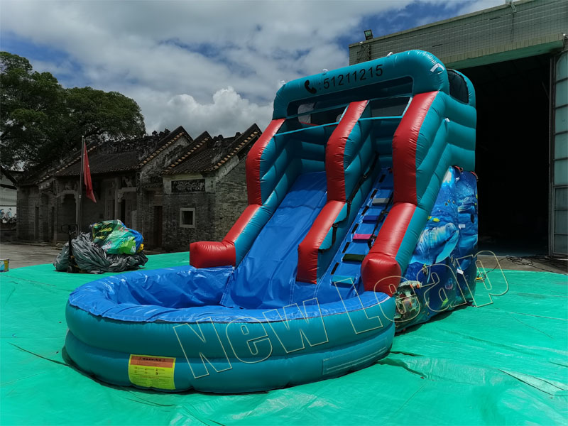 inflatable water slide