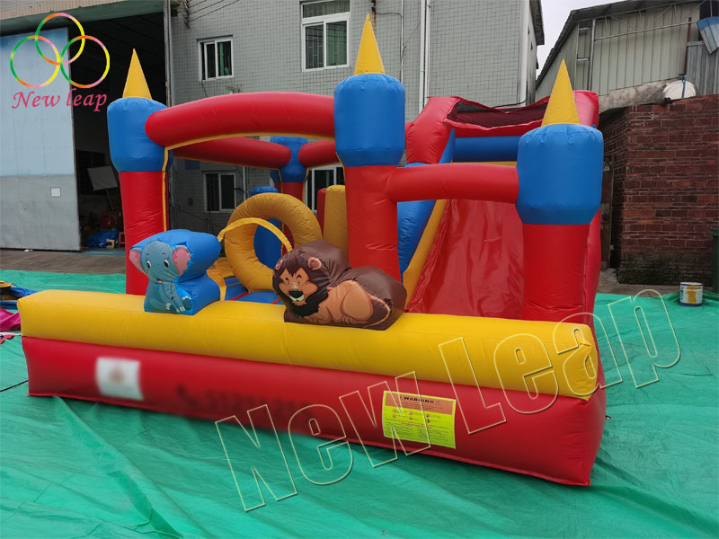 red bounce slide