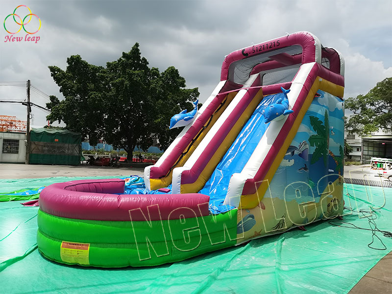 inflatable pool water slide