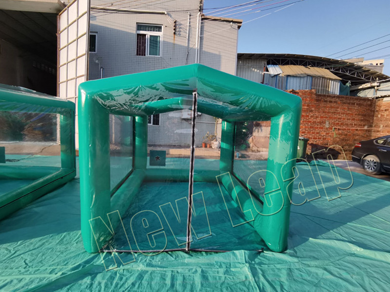 Backyard inflatable tent