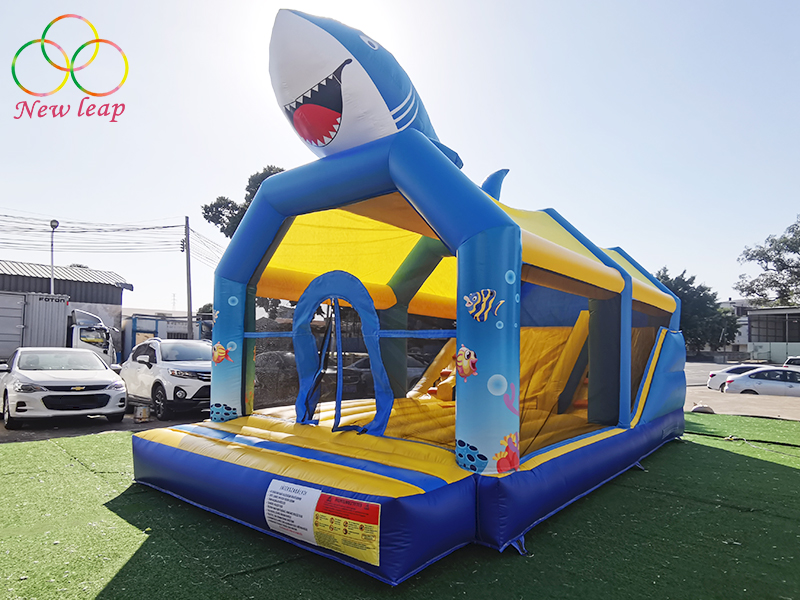 shark inflatable bounce combo