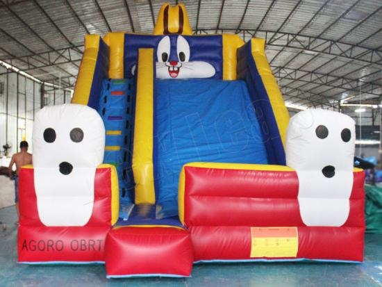 inflatable bunny slide