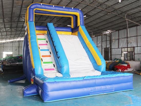 inflatable water slide combo pool