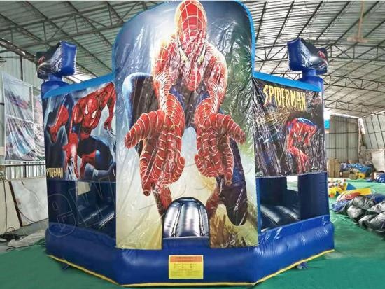 Spiderman bouncy castle
