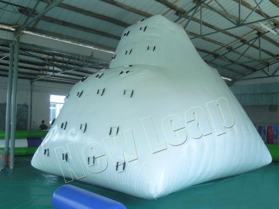Inflatable floating iceberg