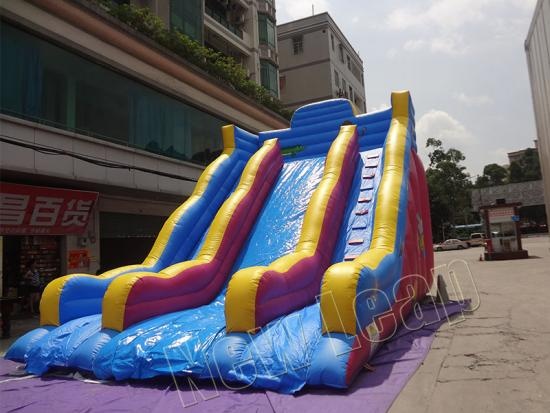 Inflatable slide