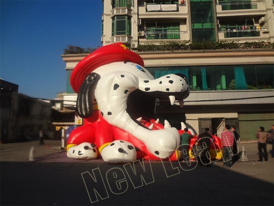 Inflatable slide