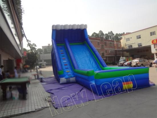 Inflatable slide