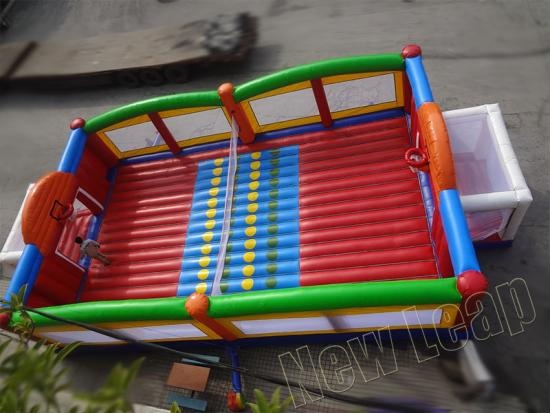 Inflatable soccer field