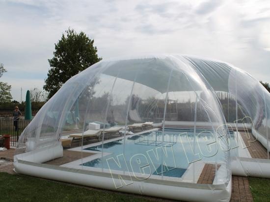 inflatable pool dome