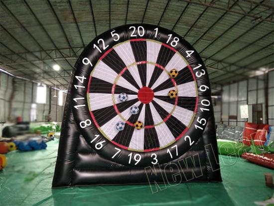 inflatable soccer darts game