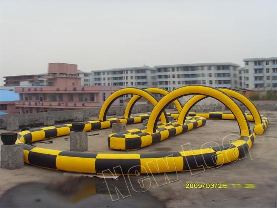 Inflatable Go Kart race track