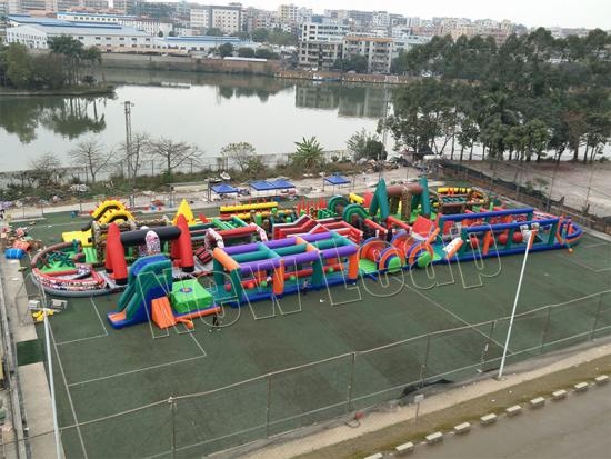 Inflatable obstacle course