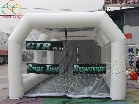 Inflatable camping tent