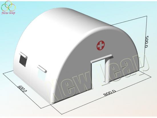 Inflatable medical tent