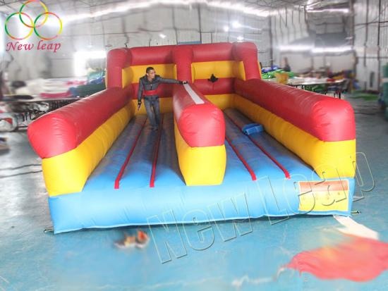 inflatable dual lane bungee run