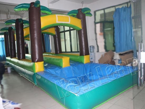 inflatable slip n slide water pool