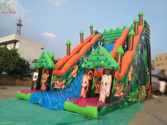 Inflatable slide