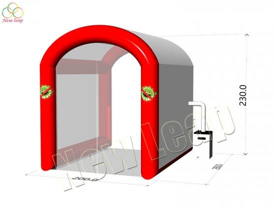 inflatable isolation tent