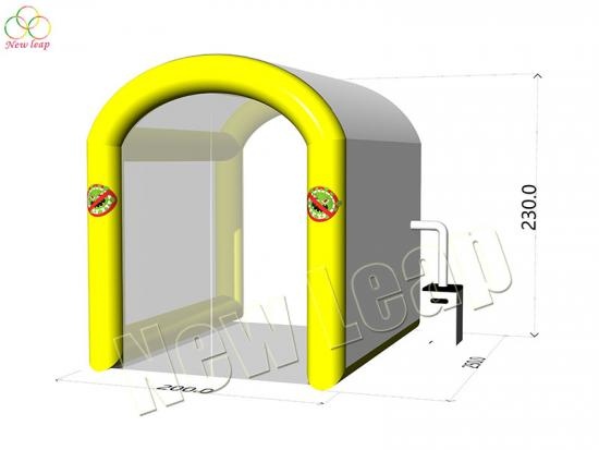 Inflatable disinfection house