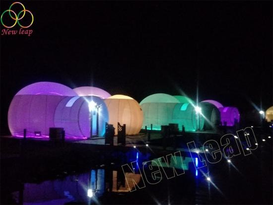 clear inflatable bubble tent