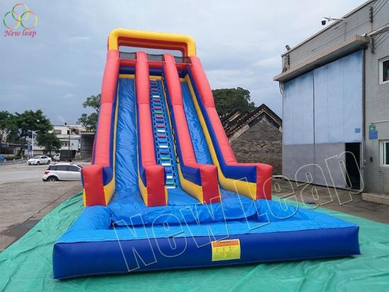 new giant double lane slip slide