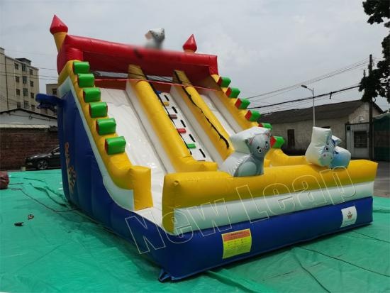 china inflatable dry slide