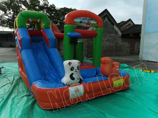 inflatable bouncy house combo water pool