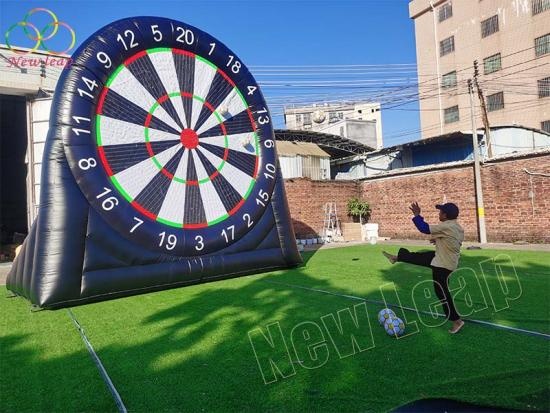 inflatable soccer darts game